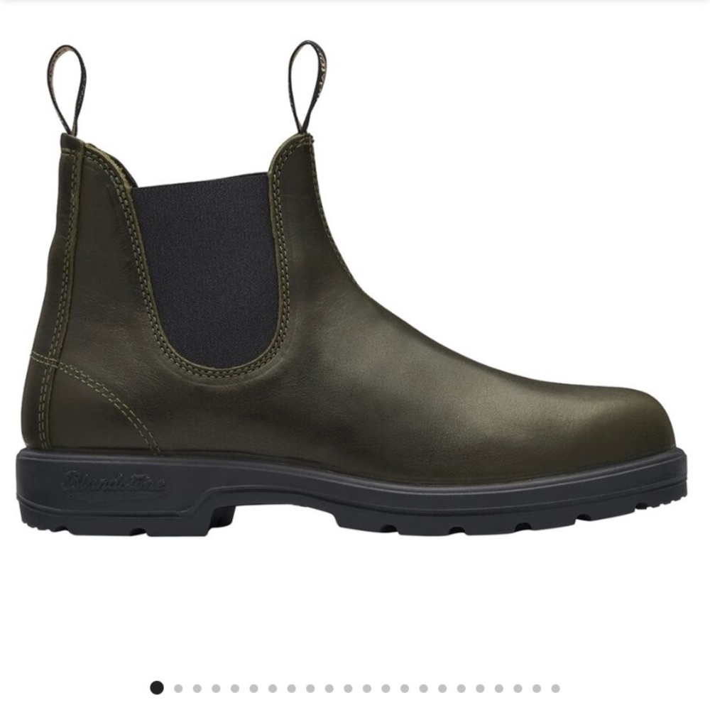 Olive Green Blundstone Boots